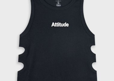 Μπλούζα με τύπωμα για κορίτσι - ΜΑΥΡΟ 16-225246-5 - energiers - 