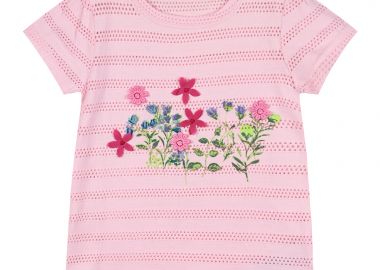 Μπλούζα με τύπωμα για κορίτσι - Ροζ 15-225324-5 - 15-225324-5-1-y-2-roz - energiers - 