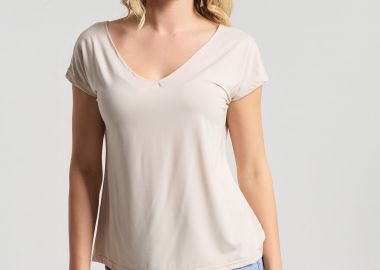 Μπλούζα Με V Λαιμόκοψη & Διακοσμητική Πλάτη Kellys -  - 