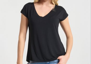 Μπλούζα Με V Λαιμόκοψη & Διακοσμητική Πλάτη Kellys -  - 