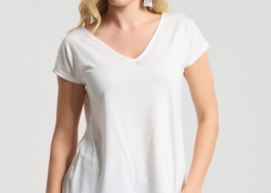 Μπλούζα Με V Λαιμόκοψη & Διακοσμητική Πλάτη Kellys -  - 