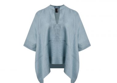 Μπλούζα με V-λαιμόκοψη και χαλαρή γραμμή - MAT FASHION - 