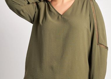 Μπλούζα με V VERO MODA -  - 