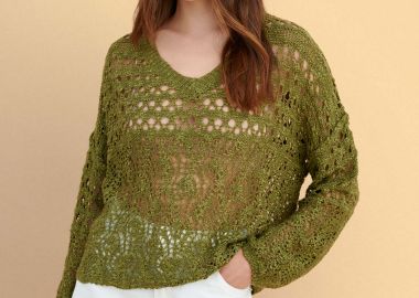 Μπλούζα πλεκτή διάτρητη - 5206179079792 -  - 