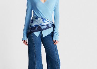 Μπλούζα πλεκτή κρουαζέ - 5206179072588 -  - 