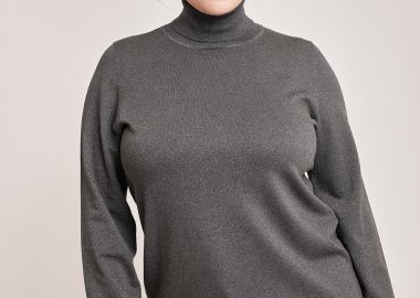 Μπλούζα πλεκτή lurex με ζιβάγκο -  - 