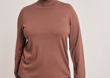 Μπλούζα πλεκτή lurex με ζιβάγκο -  - 