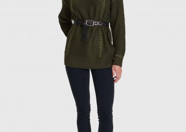 Μπλούζα πλεκτή μακριά - 5206634991584 -  - 