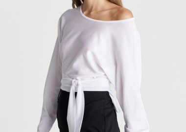 Μπλούζα πλεκτή με δέσιμο - 5206179060660 -  - 