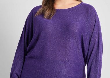 Μπλούζα πλεκτή με lurex -  - 