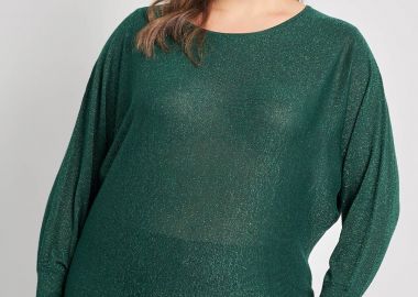 Μπλούζα πλεκτή με lurex -  - 