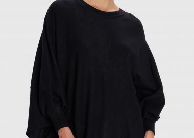 Μπλούζα πλεκτή με μανίκι νυχτερίδα - 5206634987730 -  - 