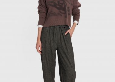 Μπλούζα πλεκτή με σχέδιο - 5206634991478 -  - 