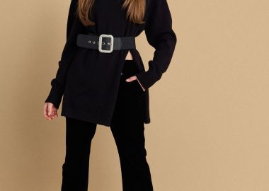 Μπλούζα πλεκτή με σκίσιμο - 5206634992307 -  - 