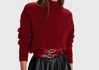 Μπλούζα πλεκτή ζιβάγκο - 5206634996619 -  - 