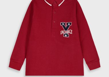 Μπλούζα πόλο - ΜΠΟΡΝΤΩ 12-125118-5 - energiers - 