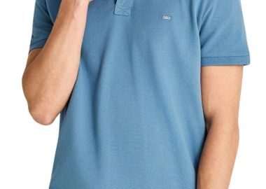 Μπλούζα Polo Funky Buddha Με Διακριτικό Λογότυπο FBM013-001-11-BLUE HEAVEN Ανδρικό - Funky Buddha - 