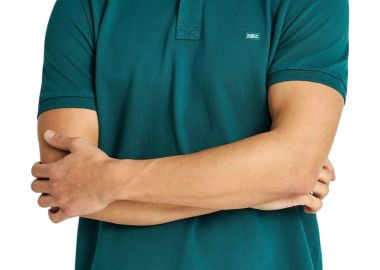 Μπλούζα Polo Funky Buddha Με Διακριτικό Λογότυπο FBM013-001-11-EMERALD Ανδρικό - Funky Buddha - 