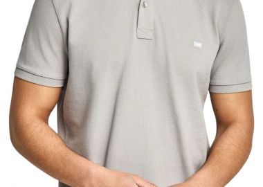 Μπλούζα Polo Funky Buddha Με Διακριτικό Λογότυπο FBM013-001-11-GREY Ανδρικό - Funky Buddha - 