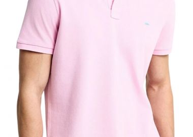Μπλούζα Polo Funky Buddha Με Διακριτικό Λογότυπο FBM013-001-11-PINK MIST Ανδρικό - Funky Buddha - 