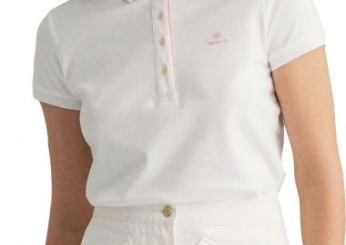 Μπλούζα Polo Gant Contrast Collar Pique 4203202-110 Γυναικείο - Gant - 