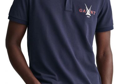 Μπλούζα Polo Gant Με Λογότυπο 2062015-433 Ανδρικό - Gant - 