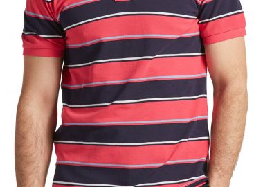 Μπλούζα Polo Gant Με Ρίγες 2063015-635 BRIGHT MAGENDA Ανδρικό - Gant - 