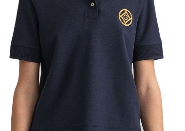 Μπλούζα Polo Gant Rope Icon Pique 4202229-433 Γυναικείο - Gant - 