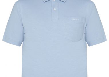 Μπλούζα Polo Gant Slub Texture 2005141-474-DOVE BLUE Ανδρικό - Gant - 
