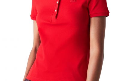 Μπλούζα Polo Lacoste Stretch Cotton Piqué Κοντομάνικη PF5462-240 Γυναικείο - Lacoste - 