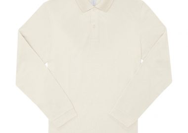 Μπλούζα Polo Μακρυμάνικη PU425 B & C My Polo 180 LSL Ανδρική Off White - B & C - 
