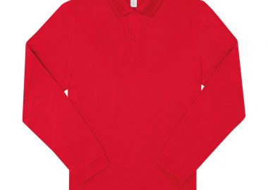 Μπλούζα Polo Μακρυμάνικη PU425 B & C My Polo 180 LSL Ανδρική Red - B & C - 