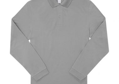 Μπλούζα Polo Μακρυμάνικη PU425 B & C My Polo 180 LSL Ανδρική Sport Grey - B & C - 