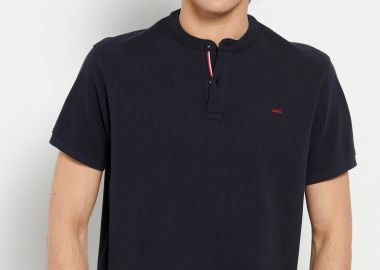 Μπλούζα polo με λαιμό mao - FUNKY BUDDHA - 