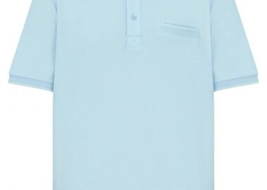 Μπλούζα Polo Mexx Honeycomb polo with chest pocket MF007102341M-Sky Blue Ανδρικό - Mexx - 