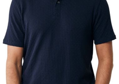 Μπλούζα Polo Mexx Short sleeve jacquard basket polo MF007101541M-Navy Ανδρικό - Mexx - 