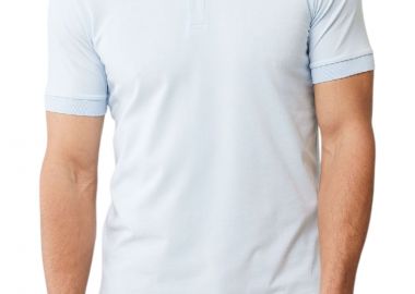 Μπλούζα Polo Mexx Short sleeve polo with contrast details MF007101841M-Sky Blue Ανδρικό - Mexx - 
