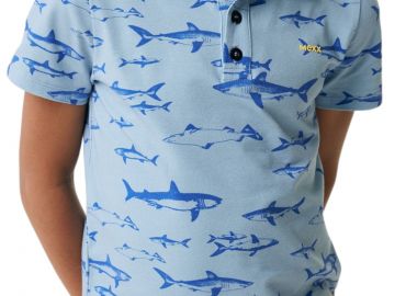 Μπλούζα Polo Mexx With All Over Print TU1420033B-Light Blue Αγόρι - Mexx - 