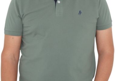 Μπλούζα Polo USA POLO CLUB Sleeve Polo-Shirt 1001-SAGE Ανδρικό - USA POLO CLUB - 