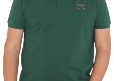 Μπλούζα Polo USA POLO CLUB Sleeve Polo-Shirt 1002-GREEN Ανδρικό - USA POLO CLUB - 
