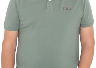 Μπλούζα Polo USA POLO CLUB Sleeve Polo-Shirt 1002-SAGE Ανδρικό - USA POLO CLUB - 