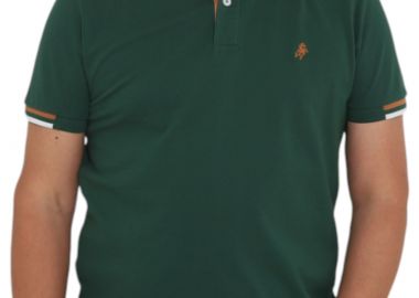 Μπλούζα Polo USA POLO CLUB Sleeve Polo-Shirt 1003-GREEN Ανδρικό - USA POLO CLUB - 