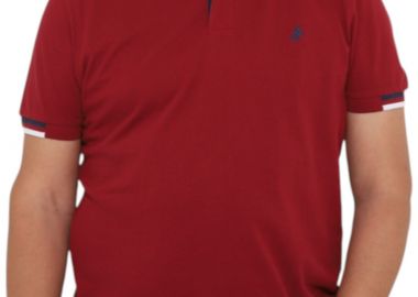 Μπλούζα Polo USA POLO CLUB Sleeve Polo-Shirt 1003-WINE Ανδρικό - USA POLO CLUB - 