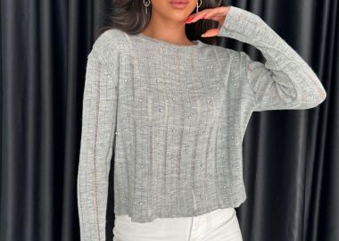 Μπλούζα Strasy Γκρι - Amelie's - 