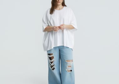 Μπλούζα t-shirt βαμβακερή - MAT FASHION - 