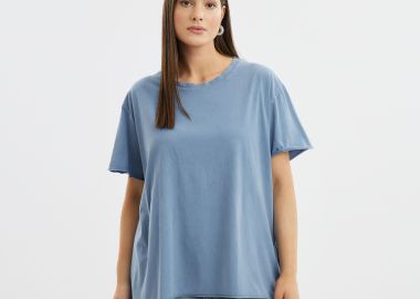 Μπλούζα t-shirt βαμβακερή - MAT FASHION - 