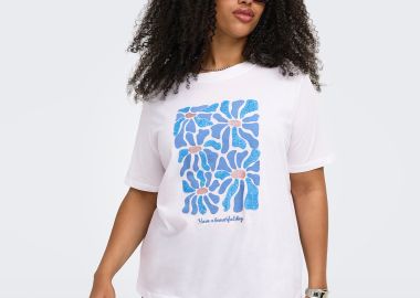 Μπλούζα t-shirt Caralberte - ONLY CARMAKOMA - 