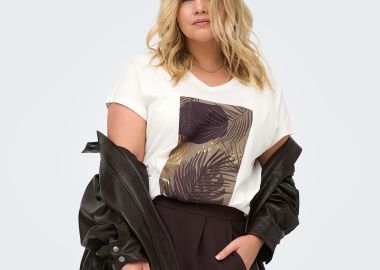 Μπλούζα t-shirt Carcarina - ONLY CARMAKOMA - 