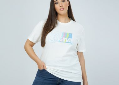 Μπλούζα t-shirt με logo 70's - LEE - 