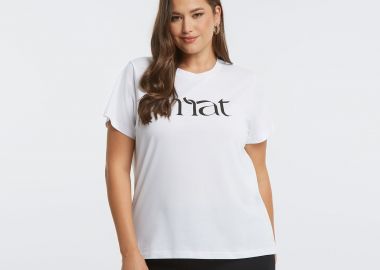 Μπλούζα t-shirt με mat logo - MAT FASHION - 